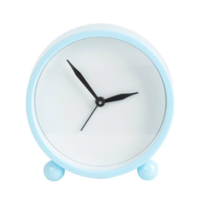 Alarm clock with aluminum dial for sublimation